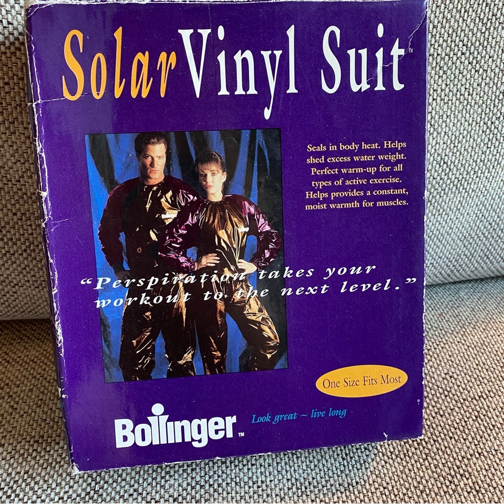 Bollinger Solar Vinyl Suit Exercise Warm Ups